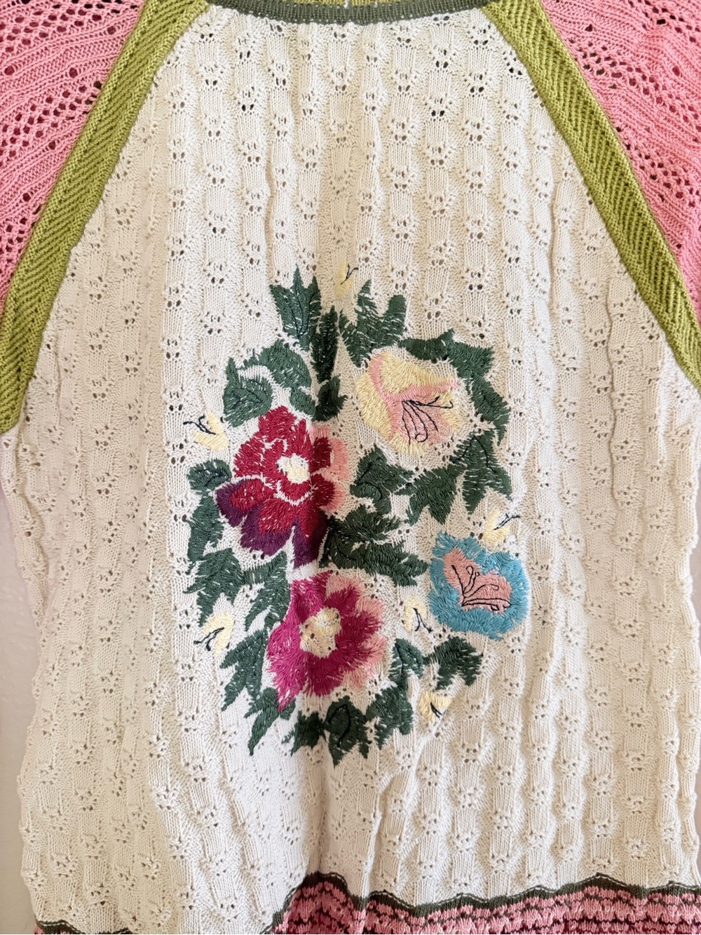 IVKO Crochet Knit Floral Cardigan - Picture 5 of 8